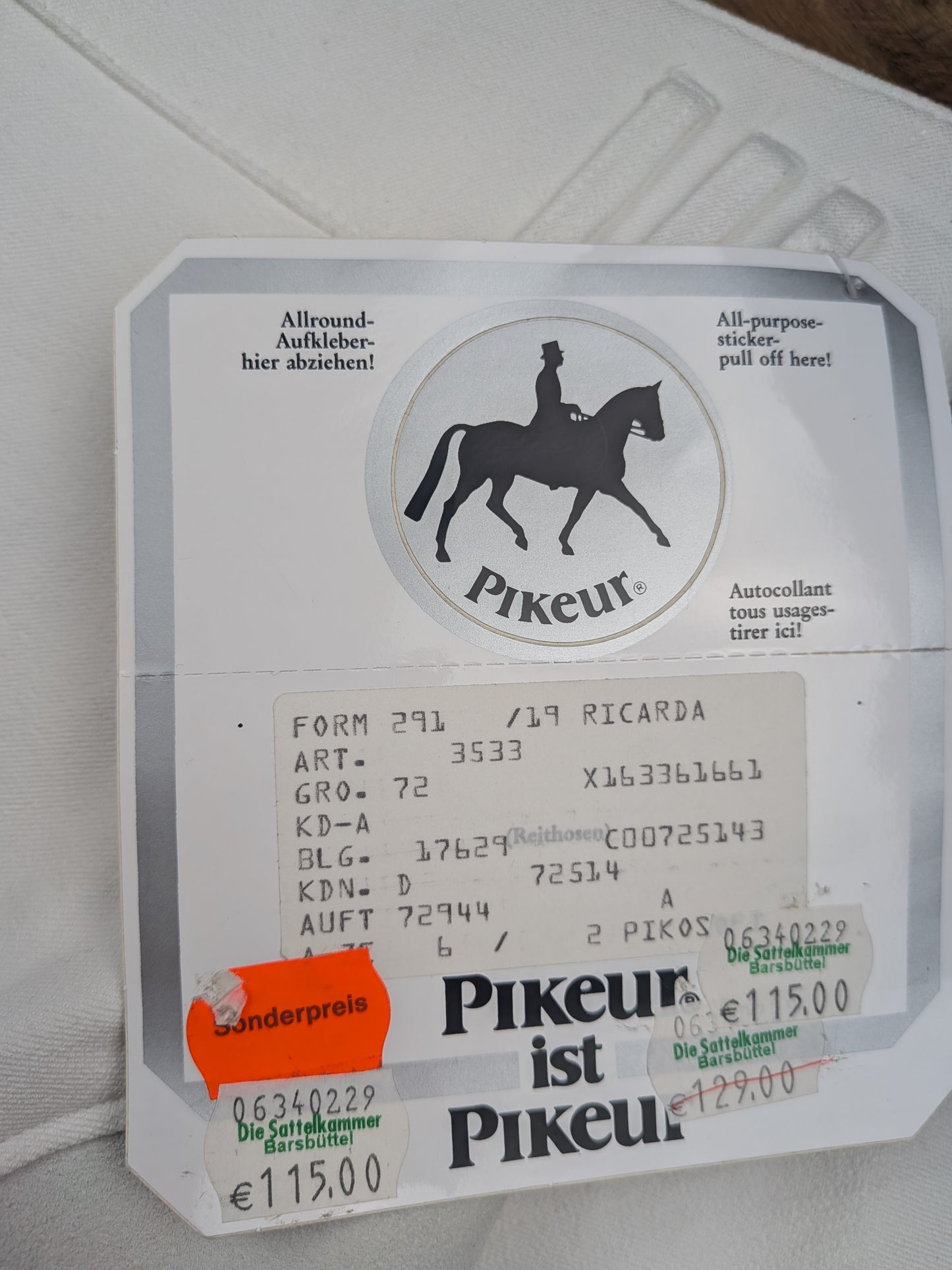 Turnierreithose Pikeur Gr. XXS