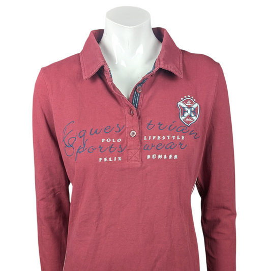 Felix Bühler Poloshirt Langarm Gr. S